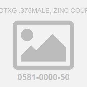 M 6Odtxg .375Male, Zinc Coupling